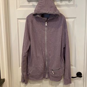 Mens lululemon purple zip up hoodie
